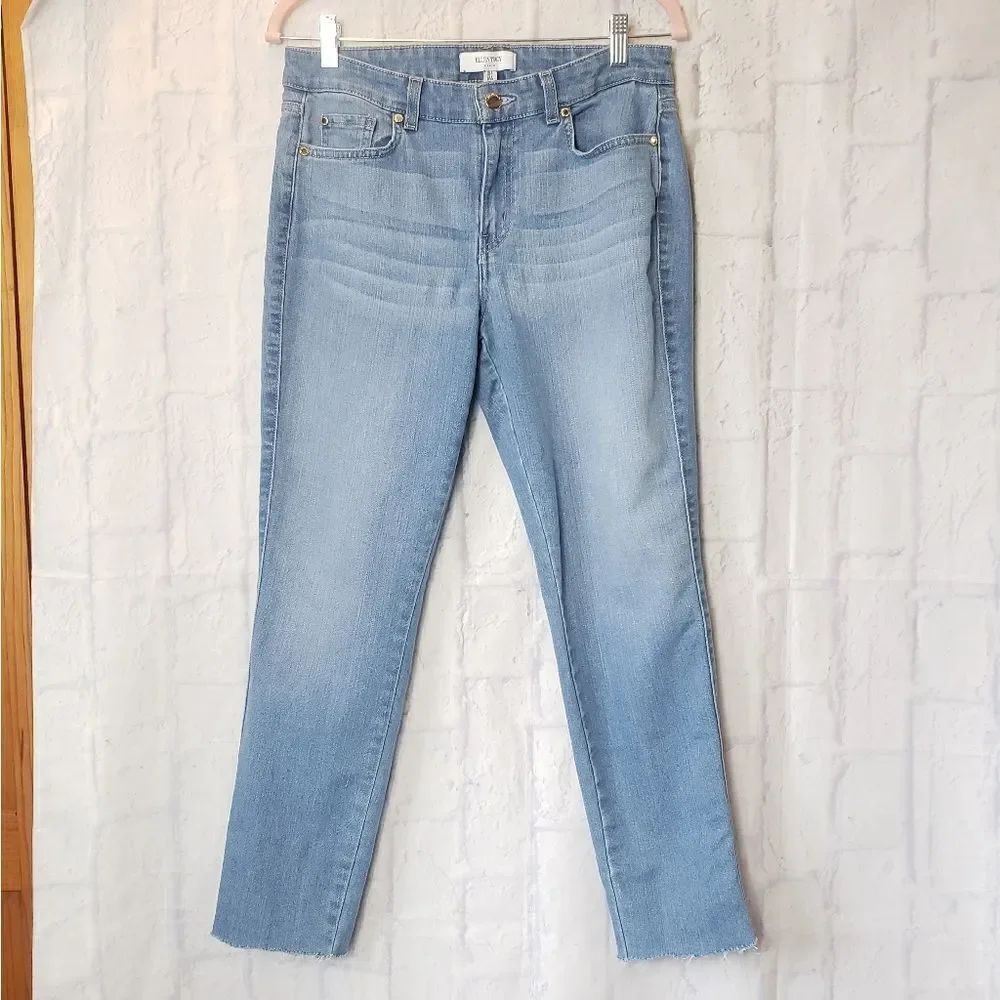 ELLEN TRACY The Skinny Ankle Jeans Light Wash 8
